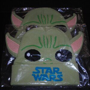STAR WARS BABY YODA BEENIE FROM STAR WARS DODGER NIGHT LOT OF 2